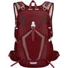 Tufgo Zaino da trekking leggero da 28 litri, impermeabile, con sistema di idratazione, per campeggio, trekking, sport all'aria aperta, blu (rosso scuro)