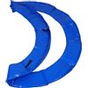 SHINEOFI Copertura Protettiva per Trampolino, Tappeto Elastico Rotondo in PE Blu, Accessorio di Bordo, Facile Installazione, Protezione Molle per Uso Esterno