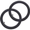 Generic Camera D'aria per Bicicletta, 2 Pezzi, Butile, con Valvola a Curva | Elevata durata, buona elasticità, buona tenuta all\'aria, adatto per bici da strada, mountain bike