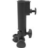 TOYANDONA Portaombrelli Leggero Ombrello p e Supporto Plastico Nero Altezza Regolabile Antiruggine Impugnatura Arrotondata Simili per Carrello da Golf Altri Trolley