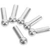 SHINEOFI 6 Pezzi Terminale a Sfera per Cavo Attrezzature Fitness, Ferro | Ricambio per Macchina Palestra, Manutenzione Impianti, Installazione Semplice, Stabilità Elevata, Riduzione Rumore