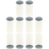 TOYANDONA 10 Pezzi Punte di Ricambio per Stecca da Biliardo Grigio Azzurro Kit Professionale per Riparazione e Sostituzione Rapida di Cues da Biliardo e Snooker