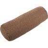 Lurrose Cuscino Yoga Cilindrico Maniglia, Supporto Ottimale per Donne | Cotone Lino e Cotone Perlato, Rivestimento Sfoderabile, Sostegno Lombare, per Palestra e Ufficio, Colore Caffè