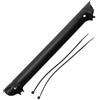 WRITWAA Protezione Catena Bici 4 Set Nero in Plastico Resina | Mountain Bike e Bici da Strada, Riutilizzabile e Sicura, Copertura per Catena e Telaio