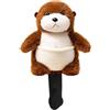Baoblaze Coprimazza a Forma di Protettivo | Durevole, Elastico, Coprimazza da Golf Peluche