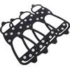 GATHINESS 2 Paia Ramponi Antiscivolo per Scarpe, Shoe Spikes in Plastico Nero, Taglia 40-45, per Stivali e Sneakers, per Escursionismo e attività sulla Neve, Uomo Donna