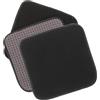 Angoily 3 Pezzi Asciugamano Tappeto Compatto Nero in Microfibra da Bowling per Pulizia e Lucidatura Palla e Riutilizzabile per Accessori Bowling