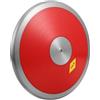 Hoement Disco e Antiscivolo per Uniforme Bilanciamento Allenamento da Acciaio Nailon 1kg Superficie Sportivo Outdoor e Palestra