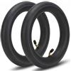 Tapallmy Valvola angolata per camera d'aria da 12 1/2 x 2 1/4 per tricicli, gomma butilica resistente per bici elettriche, parte di ricambio rapida