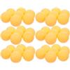 HANABASS Palline da Ping Pong Minimizzano Deformazioni 100 Pezzi Gialle Opache Senza Cuciture in Pp 40mm Perfette per attività Scolastiche e Giochi in Classe