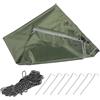 LALAFINA Telo Parasole da Campeggio Oxford 210d, Antipioggia, Anti-UV, Ultraleggero e Portatile, Campeggio e Parcheggio