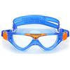 Aquasphere Aqua Sphere Vista Junior, occhialini da nuoto per bambini - si adattano come una maschera, comodi, ipoallergenici, senza perdite, sistema di fibbia rapida - unisex per bambini, lenti trasparenti,