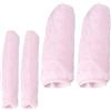 VANZACK Manopole P Rosa per Copri Corto Peluche e Bici in Manubrio Antiscivolo Termico, Morbide e Confortevoli Invernale per Ciclismo