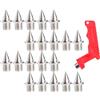 GOOHOCHY Chiodi Leggeri per Scarpe Chiodate 12mm in Acciaio Duro Buona Elasticità per Scarpe da Corsa per Sport e Piste Atletiche