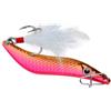 Tufgo Cucchiaio di metallo Esca da pesca a forma di S Design con piuma gancio per acqua dolce salata - Lega di zinco 5cm (Colore B 10g)