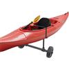 MEELRYD Carrello per canoa, in alluminio, con 2 ruote antiscivolo | Carrello per kayak, portata 45 kg, per canoa, kayak, SUP, costruzione stabile con grandi ruote