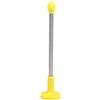 Qianly Indicatore di Direzione Trasportabile, Giallo | Retrattile, Asta di Allineamento, Regolabile, Asta con Base a Disco, per Giardino, Golfisti