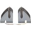 Generic Copertura Laterale del Ponte con Luce a LED for AUSOM F1 Max for MUKUTA 10 Plus Scooter Elettrico Protezione in plastica Lampada for Bordo Anteriore e Posteriore