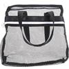 Lurrose Borsa da Spiaggia Portatile in Nylon Traspirante e Inodore Ampio Scomparto per Cosmetici, per Viaggi All'aperto e Attività in Spiaggia, Colore Nero