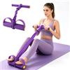 LIUCONGBD Allenatore per addominali a 6 tubi con impugnatura, multifunzione | Sit-Up, corda per addominali per la casa, attrezzo per allenamento con pedale, elastico, per fitness, perdita di peso
