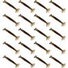 Generic 20 pezzi mini esca per gamberetti con glitter multi‑segmento | 2000 pezzi esca morbida per gamberetti glitter multi‑segmento in PVC, pacchetto da 6 pezzi include 20 pezzi