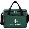 YHESUBZ Borsa per medicinale,Borsa per farmacia da viaggio,Grande capacità impermeabile borsa di emergenza vuota di primo soccorso, borsa per medicinali portatile, con maniglia/tracolla crossbody