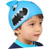 Didiseaon Cuffia Nuoto Bambina in Silicone Blu, Cartone Pesce, Vacanze Estive | Morbida e Confortevole, Facile da Indossare e Togliere, per Piscina Anno e Accessori Nuoto