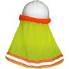 WATIIFUFU Copri Cappello in Rete Arancia per Casco, Protezione Collo Sole | Festa Estiva, Copri Collo Sole per Attività All'aperto e Giardinaggio, Facile da Piegare