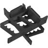 Toyvian Longbow Wall Rack e Arrow Rack da Parete in PLA Nero, Supporto Universale per Archi, con Slot per Frecce, per Esposizione in Casa