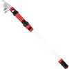 Tufgo Canna telescopica da pesca in mare, 2,4 m, in fibra di carbonio | Fibra di carbonio ad alta densità, lunghezza estesa 2,4 m, guide resistenti, ideali per surf casting