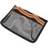 Yardwe Borsa Portaoggetti per Racchetta da Ping Pong, Custodia per Racchetta da Ping Pong Oxford Nero 25x18x0,2cm, Tasche Dedicate e Divisori, per Torneo e Organizer Sala Giochi
