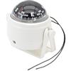 ZMdooreasy Olio smorzato Marine per bussola 360 Ruota Base Nero Olio Smorzato | Scala di precisione chiara, luce notturna a LED 12V, involucro in ABS, blocco preciso del bersaglio, navigazione yacht