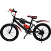 Biniliubi Rosso Mountain Bike Bicicletta ragazzo E ragazzo Signore E Uomini Gear Circuito Sospensione Completa Freno A Disco Bicicletta Adulto