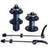 Besttoolifes Set mozzo bicicletta anteriore posteriore 100mm e 135mm | Mozzi bici in lega di alluminio con cuscinetti sigillati, per cassetta HG 11/12 velocità, freno a disco a 6 bulloni