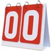 CaFfen Segnapunti Tabellone segnapunti da tavolo Flipper for calcio e basket(Red)