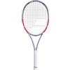 Babolat, Racchetta da Tennis Modello Pure Strike, TU, Bianco/Rosso/Nero, Giovani 140-150 cm, Precisione Stabilità, Telaio Ibrido, Potenza e controllo bilanciati, Transizione verso Racchette Adulti