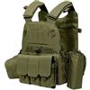 Generic Gilet da pesca per giovani, regolabile, multitasche, attrezzatura | Gilet da pesca per giovani, tasche multiple regolabili, attrezzatura protettiva utilità, design leggero, paintball