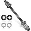 TOYANDONA Perno Posteriore Bici 180Mm in Metallo Grigio, 9.5Mm, Mozzo con Cuscinetti a Sfera, per Mountain Bike e Installazione Facile