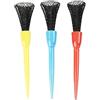 VlHpnpe 3Pcs Professionale Golf Tees Altezza Regolabile Resistente agli Urti Struttura Morbida Net Testa Golf Tees per Precisione per Driving Ranges