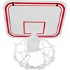 HOMSFOU Mini Canestro da Basket per Cestino della Spazzatura in Plastica Bianco, Facile da Pulire, per Ufficio e Workspace