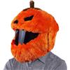 Generic Copertura elastica per casco da moto di Halloween, in peluche, protezione per zucca di Halloween