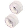 IWOWHERO Ruote Flash per Rotelle 2 Pezzi Pattini a Pu in Skateboard | Set Sostitutivo, Uso Indoor e Outdoor, Design Luminoso, Scorrimento Fluido e Stabilità Migliorata