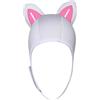 POXZSFX Cuffia da nuoto per surf con orecchie di gatto,Bianco Rosa