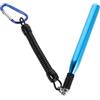 VALICLUD Strumento per Rigging Wacky per Morbide con Anelli in Gomma Blu | Lega di Alluminio, Foro 11,5mm, Anelli o Staccabili 9,8x2mm, con Cordino per Pesca Bass