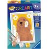 Ravensburger CreArt, Malen Nach Zahlen Kinder - Cocker Spaniel Sunny