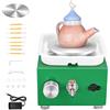 Jradse Tornio per Ceramica Mini Ruota di Ceramica Elettrica 2000 giri/min,Macchina Ceramica con Giradischi da 6,5/10 cm Tornio,per Negozi di Ceramica Fai Da Te e Hobbisti