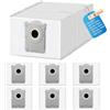 Pure Realm 6 sacchetti per aspirapolvere ECOVACS DEEBOT T50/T50 Pro Omni T50 Max Gen2/Gen3, X8/X9 Pro Omni, T80S/T80/T30C Omni Aspirapolvere, 3 l, pezzi di ricambio