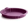 Tupperware Stampo in silicone per torta di mele torta viola liscia e arcuata rotonda stampo in silicone liscio ad arco rotondo