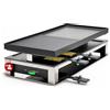 Solis Griglia combinata 3 in 1 da 1500 W, raclette elettrica per 10 persone, griglia interna con piastra girevole con accessori raclette, griglia elettrica per balcone, giardino e cucina, in acciaio