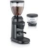 GRAEF. GRAEF Macinacaffè elettrico EliteGrindX CM8002, macinacaffè a cono in acciaio inox, portafiltro, illuminazione LED, macinatura pulita, nero opaco